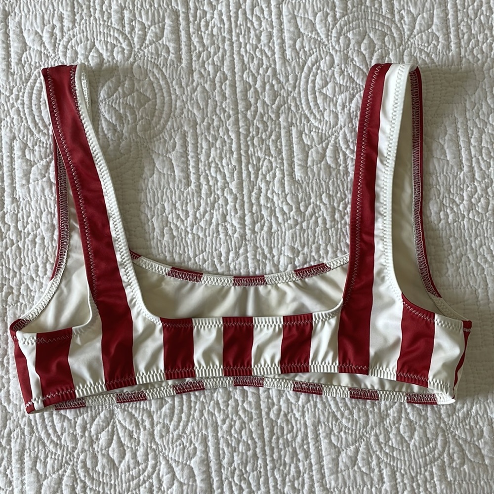 Solid & Striped Bikini Set Size Medium - image 7